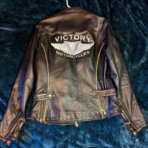 Women's Victory Motorcycles leather jacket
